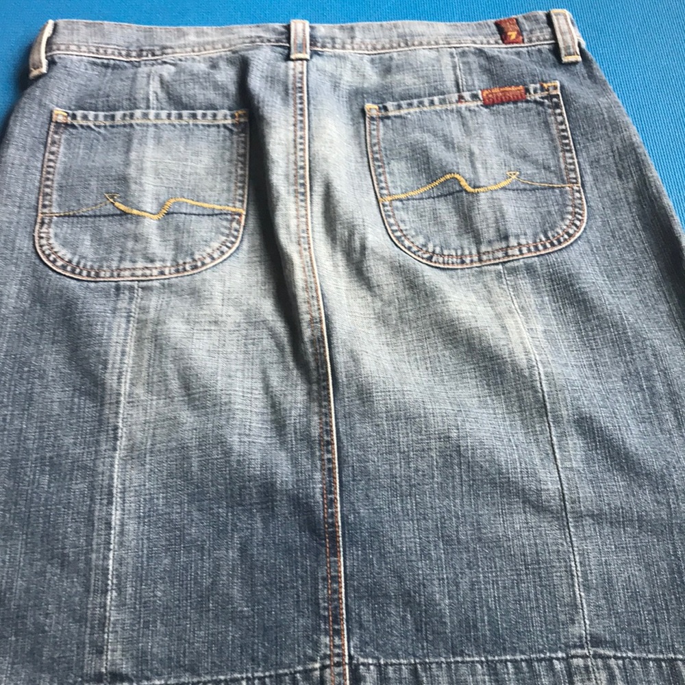 Woman’s 7 for All Mankind jean skirt